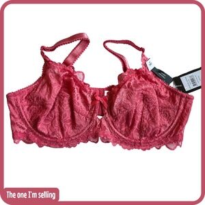 Adore Me Unlined Lace Bra 38C
